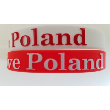 Opaski silikonowe I love Poland